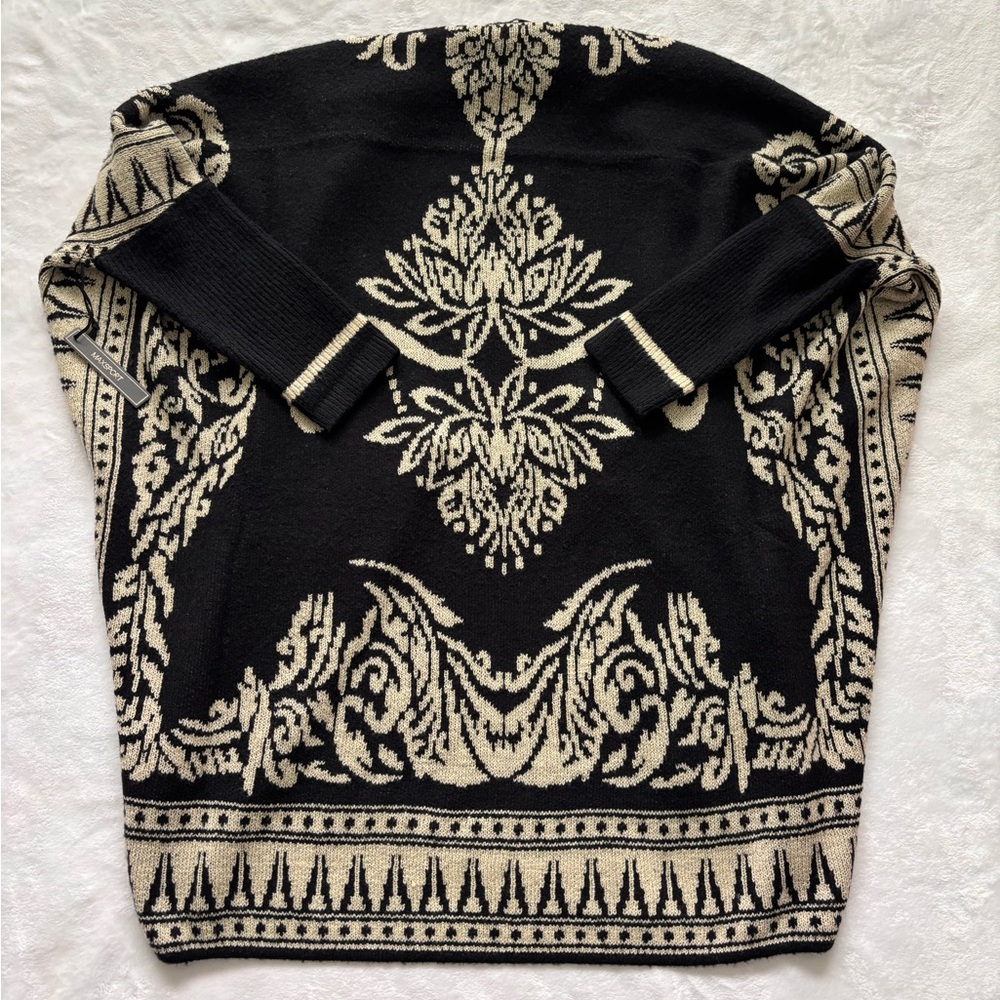 MAXSPORT LA Upside Down Reversible Open Front Cardigan Sweater--NWT--L/XL - Picture 8 of 12